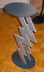 lightning shaped table