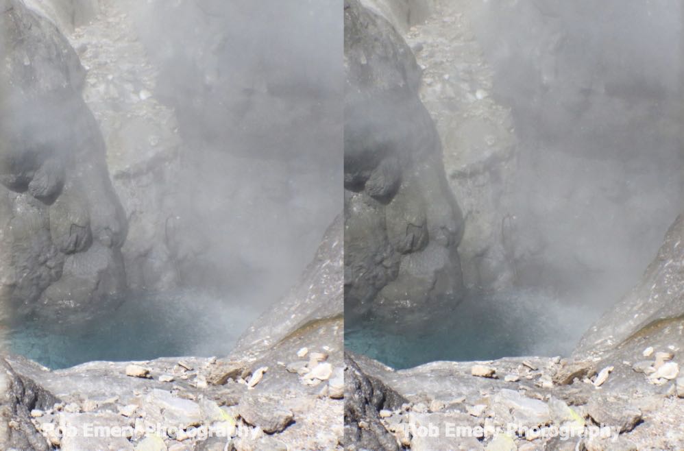 Boiling water at Te Puia thermal park