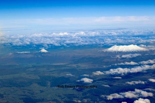 Mt. Tongariro, Mt. Ngauruhoe & Mt. Ruapehu